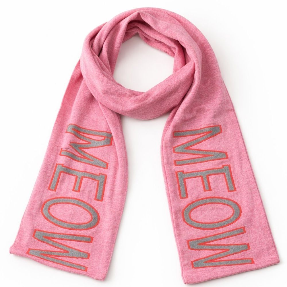J. Crew CREWCUTS VINTAGE CAT MEOW THICK WOOL BLEND WRAP SCARF J.Crew
